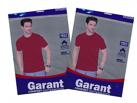 Футболка мужская бордовая GARANT