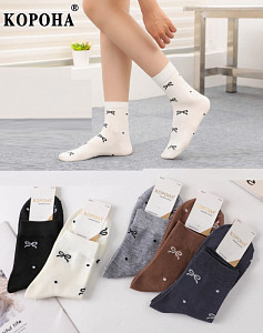 Женские носки с рисунком КОРОНА