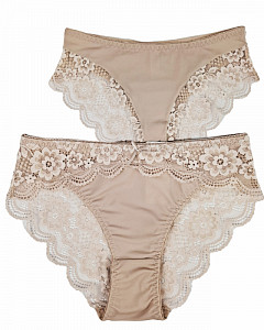 Женские трусы слипы с кружевом ALINA 